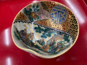 和食器 九谷 酒器　時代盃五客揃2